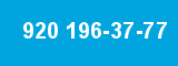 920 196-37-77 920 196-37-77
